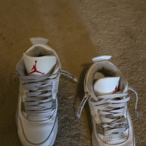 Jordan 4 Retro White Oreo Size 7.5 - Picture 5 of 5